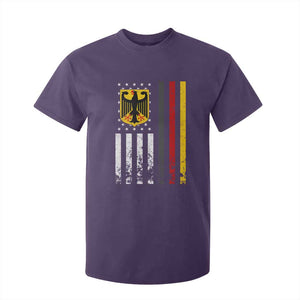 Patriotic Bundesadler Vintage German American Flag T Shirt For Kid Germany Heritage Pride TS11 Purple Print Your Wear
