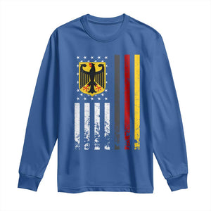 Patriotic Bundesadler Vintage German American Flag Long Sleeve Shirt Germany Heritage Pride TS11 Royal Blue Print Your Wear