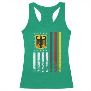 Patriotic Bundesadler Vintage German American Flag Racerback Tank Top Germany Heritage Pride TS11 Irish Green Print Your Wear