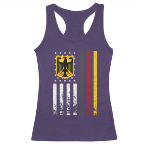 Patriotic Bundesadler Vintage German American Flag Racerback Tank Top Germany Heritage Pride TS11 Purple Print Your Wear