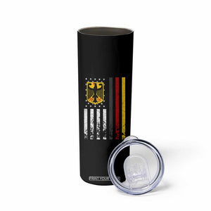 Patriotic Bundesadler Vintage German American Flag Skinny Tumbler Germany Heritage Pride TS11 Print Your Wear