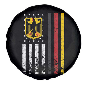 Patriotic Bundesadler Vintage German American Flag Spare Tire Cover Germany Heritage Pride TS11 Print Your Wear