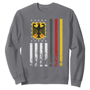 Patriotic Bundesadler Vintage German American Flag Sweatshirt Germany Heritage Pride TS11 Charcoal Print Your Wear