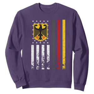 Patriotic Bundesadler Vintage German American Flag Sweatshirt Germany Heritage Pride TS11 Purple Print Your Wear