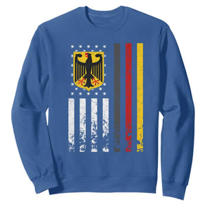 Patriotic Bundesadler Vintage German American Flag Sweatshirt Germany Heritage Pride TS11 Royal Blue Print Your Wear