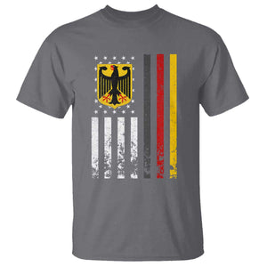 Patriotic Bundesadler Vintage German American Flag T Shirt Germany Heritage Pride TS11 Charcoal Print Your Wear