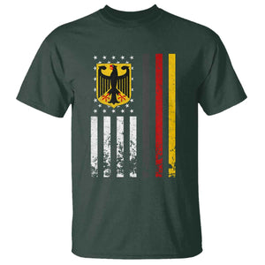 Patriotic Bundesadler Vintage German American Flag T Shirt Germany Heritage Pride TS11 Dark Forest Green Print Your Wear
