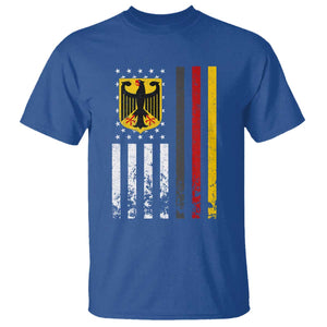 Patriotic Bundesadler Vintage German American Flag T Shirt Germany Heritage Pride TS11 Royal Blue Print Your Wear