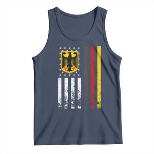 Patriotic Bundesadler Vintage German American Flag Tank Top Germany Heritage Pride TS11 Navy Print Your Wear