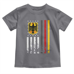 Patriotic Bundesadler Vintage German American Flag Toddler T Shirt Germany Heritage Pride TS11 Charcoal Print Your Wear