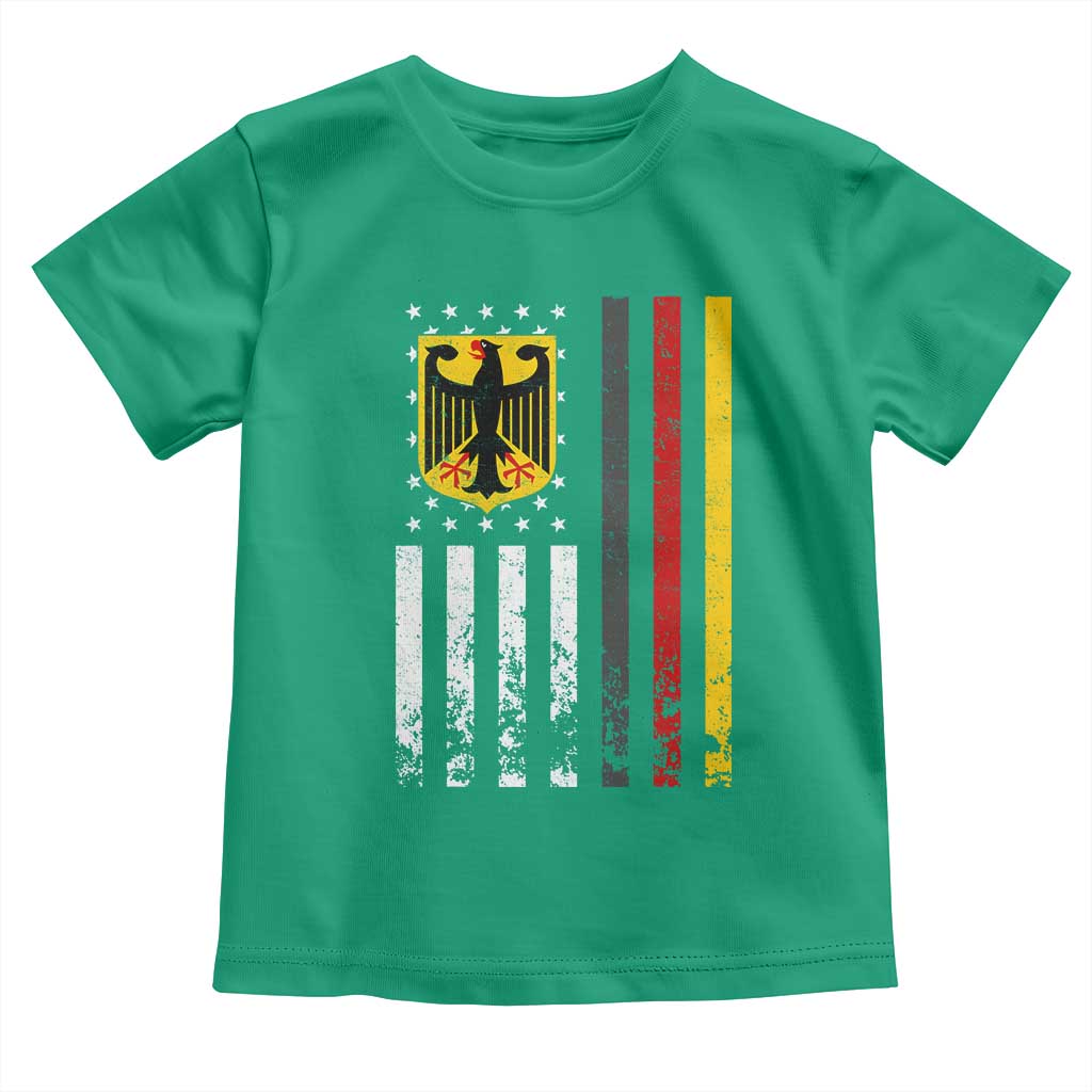Patriotic Bundesadler Vintage German American Flag Toddler T Shirt Germany Heritage Pride TS11 Irish Green Print Your Wear