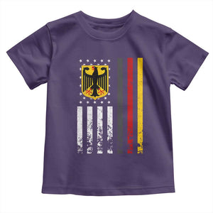 Patriotic Bundesadler Vintage German American Flag Toddler T Shirt Germany Heritage Pride TS11 Purple Print Your Wear