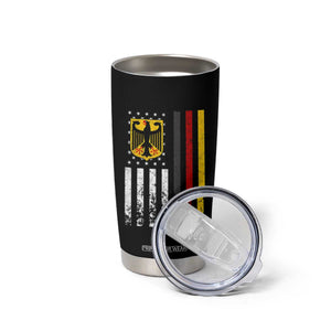 Patriotic Bundesadler Vintage German American Flag Tumbler Cup Germany Heritage Pride TS11 Print Your Wear