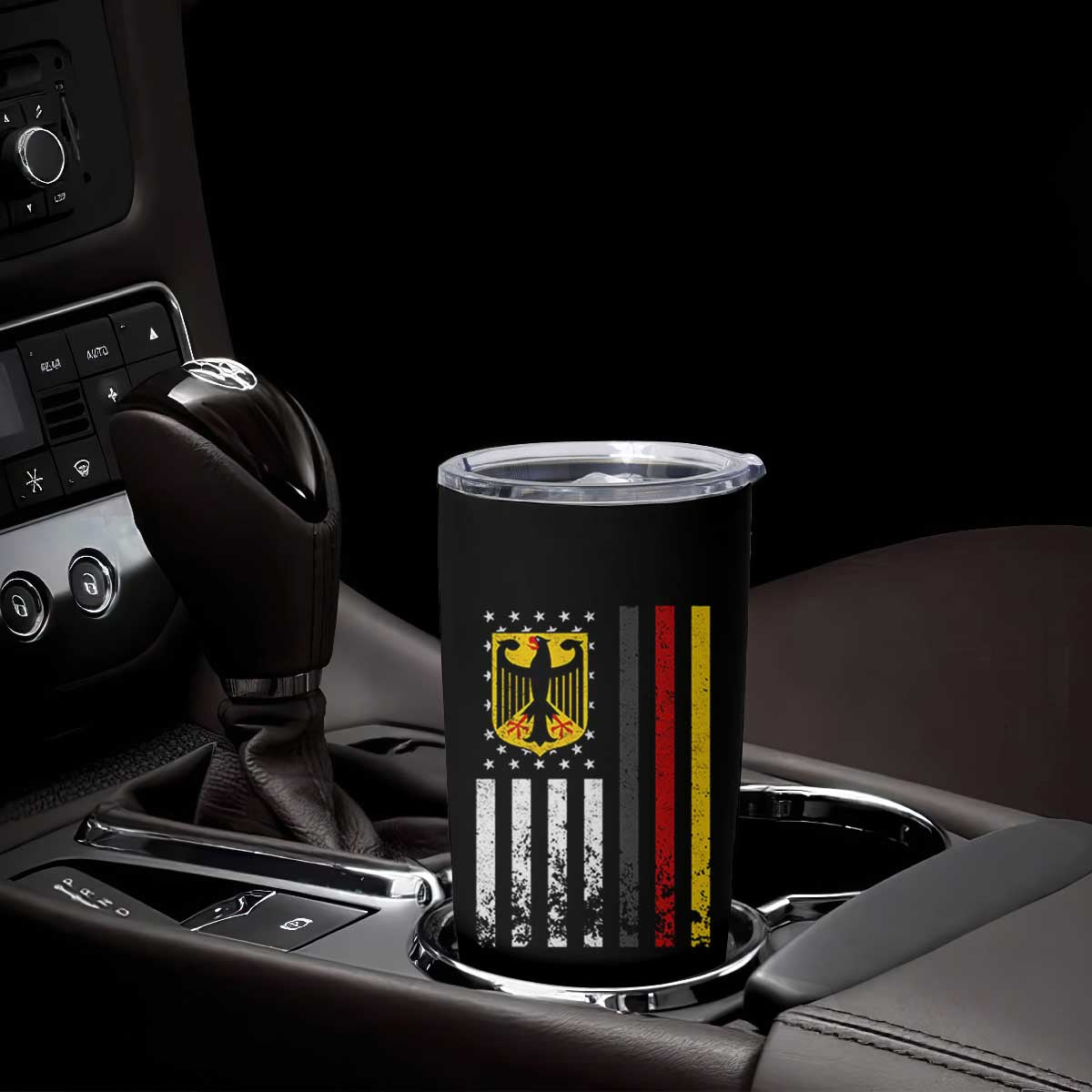 Patriotic Bundesadler Vintage German American Flag Tumbler Cup Germany Heritage Pride TS11 Print Your Wear