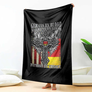 German By Blood American By Birth Patriot By Choice Throw Blanket German Americans TS11 Print Your Wear