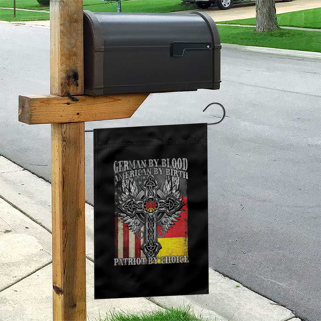 German By Blood American By Birth Patriot By Choice Garden Flag German Americans TS11 Print Your Wear