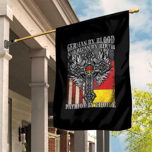 German By Blood American By Birth Patriot By Choice Garden Flag German Americans TS11 Print Your Wear