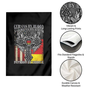German By Blood American By Birth Patriot By Choice Garden Flag German Americans TS11 Print Your Wear