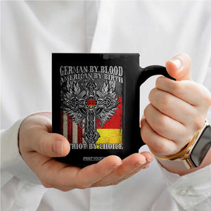 German By Blood American By Birth Patriot By Choice Coffee Mug German Americans TS11 Print Your Wear