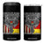 German By Blood American By Birth Patriot By Choice 4 in 1 Can Cooler Tumbler German Americans TS11 One Size: 16 oz Black Print Your Wear