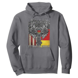 German By Blood American By Birth Patriot By Choice Hoodie German Americans TS11 Charcoal Print Your Wear