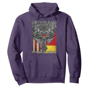 German By Blood American By Birth Patriot By Choice Hoodie German Americans TS11 Purple Print Your Wear
