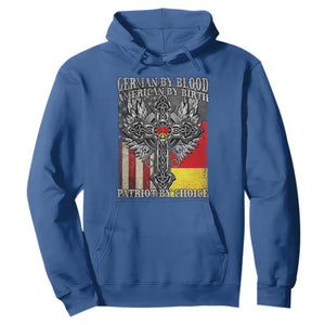 German By Blood American By Birth Patriot By Choice Hoodie German Americans TS11 Royal Blue Print Your Wear