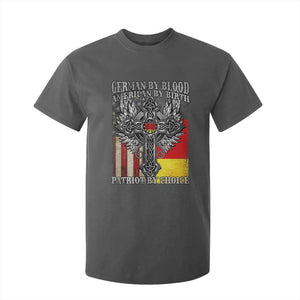 German By Blood American By Birth Patriot By Choice T Shirt For Kid German Americans TS11 Dark Heather Print Your Wear