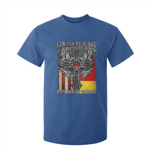 German By Blood American By Birth Patriot By Choice T Shirt For Kid German Americans TS11 Royal Blue Print Your Wear