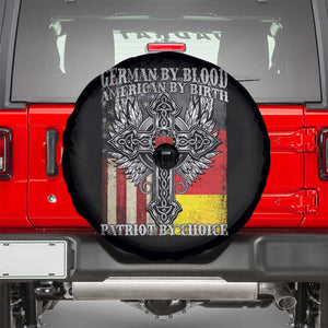 German By Blood American By Birth Patriot By Choice Spare Tire Cover German Americans TS11 Black Print Your Wear
