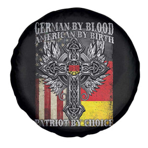 German By Blood American By Birth Patriot By Choice Spare Tire Cover German Americans TS11 Print Your Wear