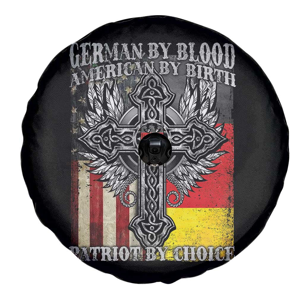 German By Blood American By Birth Patriot By Choice Spare Tire Cover German Americans TS11 Print Your Wear