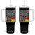 German By Blood American By Birth Patriot By Choice Tumbler With Handle German Americans TS11 One Size: 40 oz Black Print Your Wear