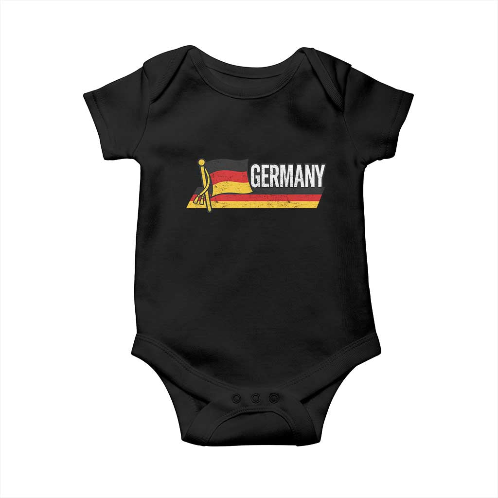 German Heritage Pride Germany Flag Baby Onesie TS11 Black Print Your Wear