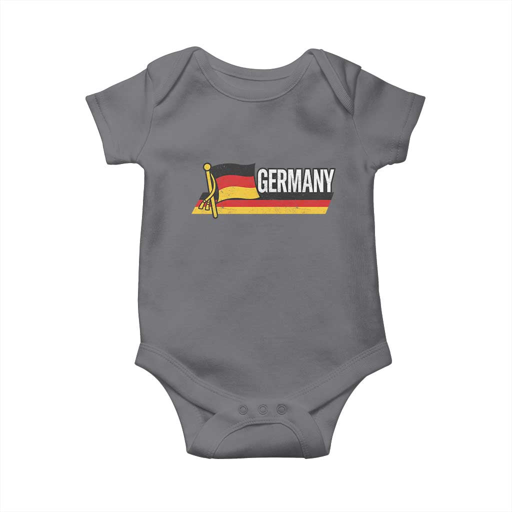 German Heritage Pride Germany Flag Baby Onesie TS11 Charcoal Print Your Wear