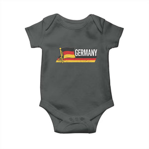 German Heritage Pride Germany Flag Baby Onesie TS11 Dark Heather Print Your Wear