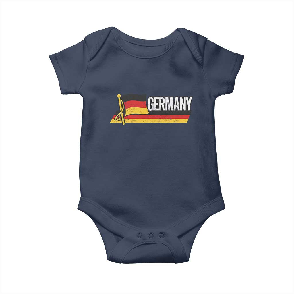 German Heritage Pride Germany Flag Baby Onesie TS11 Navy Print Your Wear