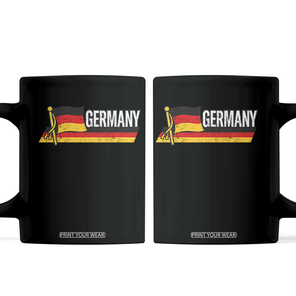 German Heritage Pride Germany Flag Coffee Mug TS11 Black Print Your Wear