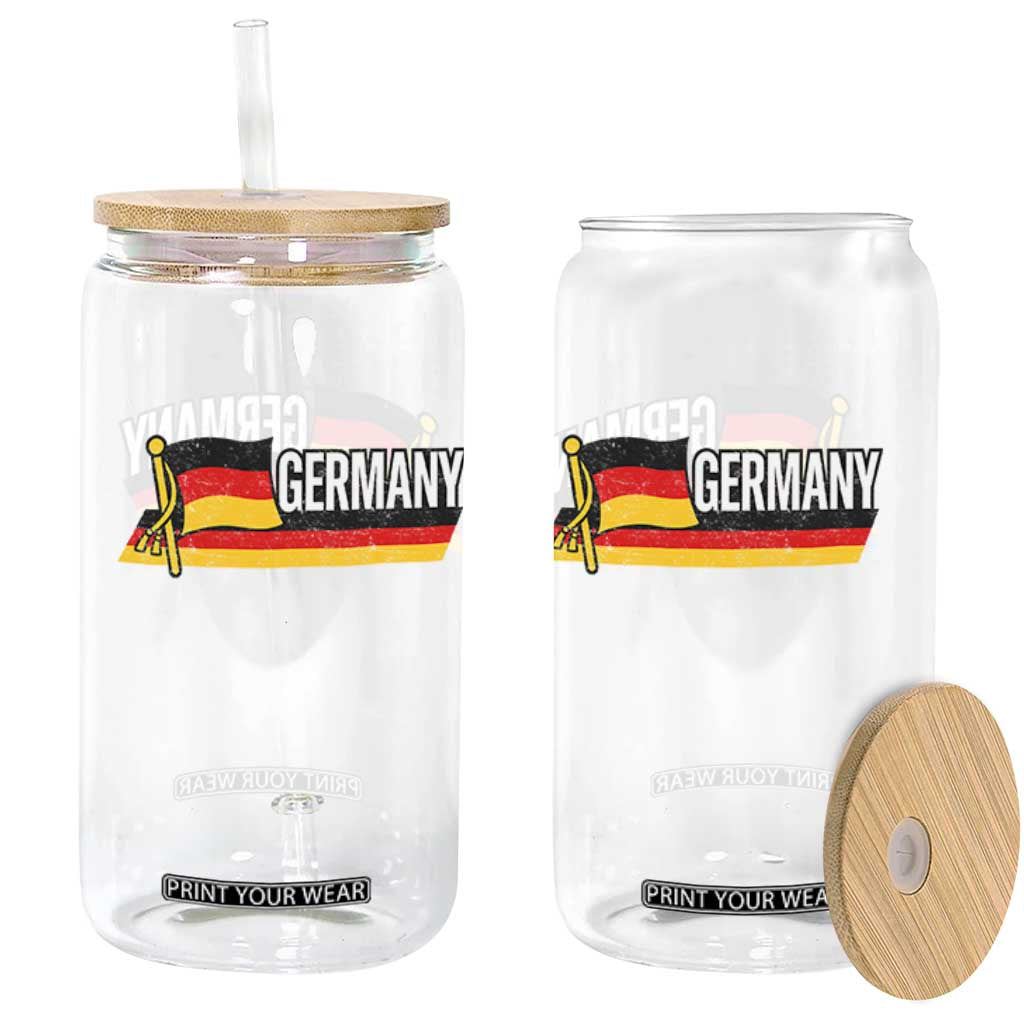 German Heritage Pride Germany Flag Glass Can TS11 Print Your Wear