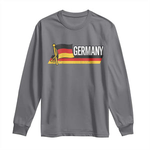 German Heritage Pride Germany Flag Long Sleeve Shirt TS11 Charcoal Print Your Wear
