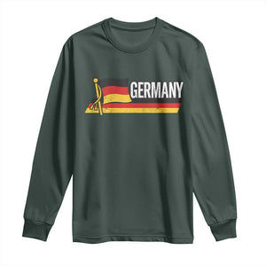 German Heritage Pride Germany Flag Long Sleeve Shirt TS11 Dark Forest Green Print Your Wear