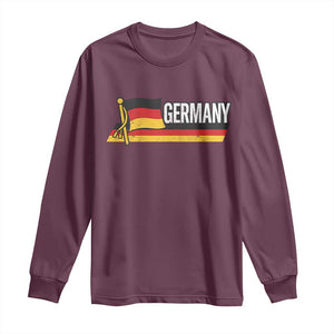 German Heritage Pride Germany Flag Long Sleeve Shirt TS11 Maroon Print Your Wear