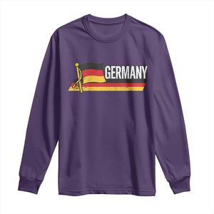 German Heritage Pride Germany Flag Long Sleeve Shirt TS11 Purple Print Your Wear