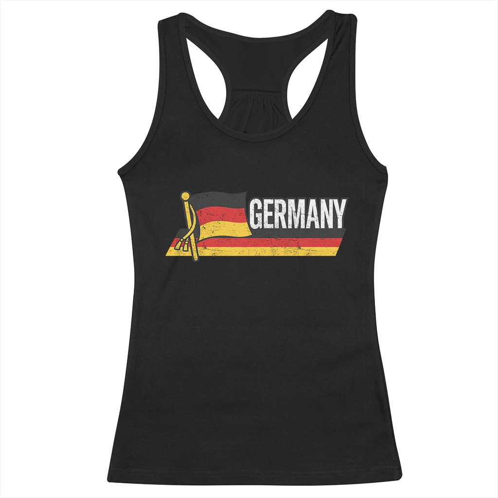 German Heritage Pride Germany Flag Racerback Tank Top TS11 Black Print Your Wear