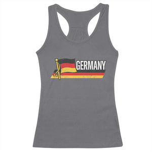 German Heritage Pride Germany Flag Racerback Tank Top TS11 Charcoal Print Your Wear