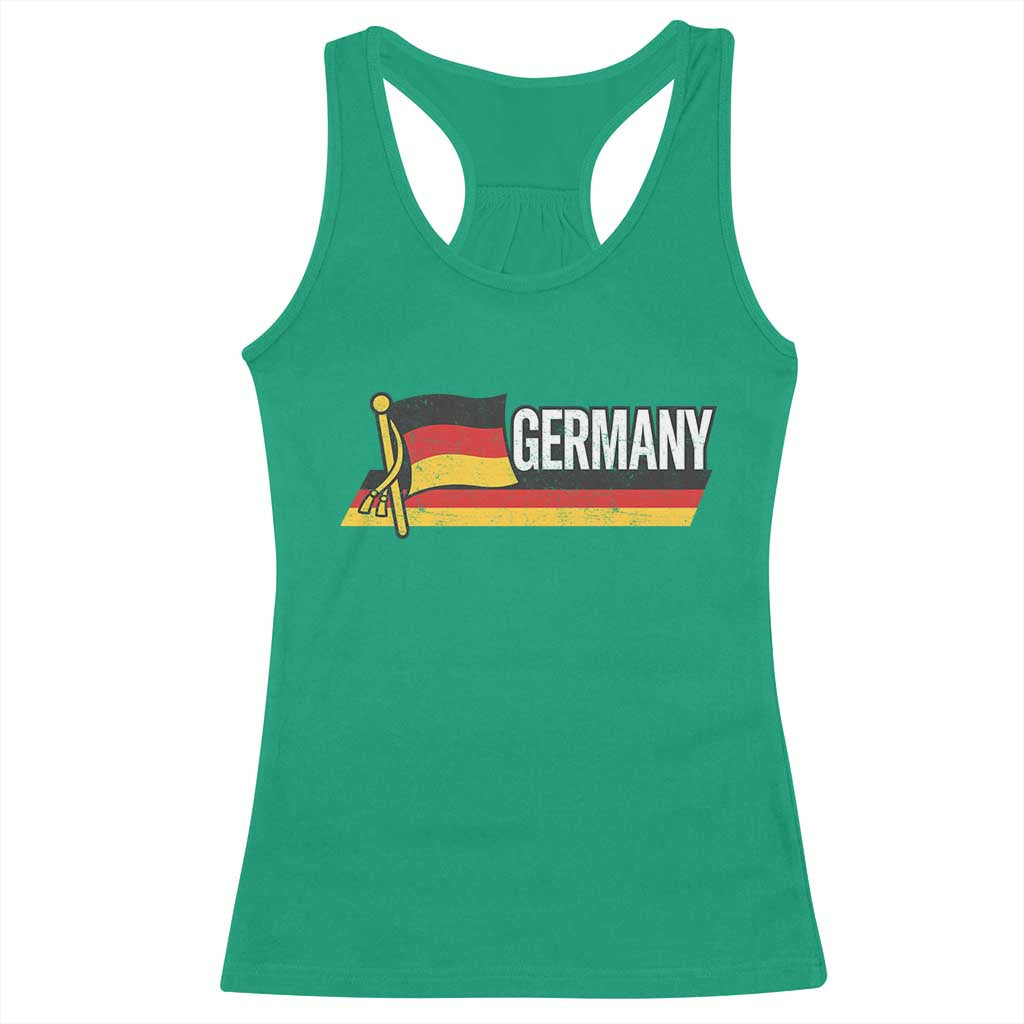 German Heritage Pride Germany Flag Racerback Tank Top TS11 Irish Green Print Your Wear