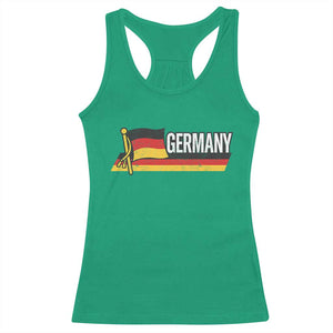 German Heritage Pride Germany Flag Racerback Tank Top TS11 Irish Green Print Your Wear