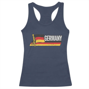 German Heritage Pride Germany Flag Racerback Tank Top TS11 Navy Print Your Wear
