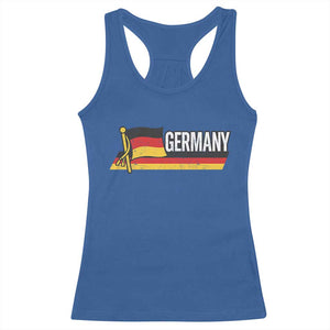 German Heritage Pride Germany Flag Racerback Tank Top TS11 Royal Blue Print Your Wear