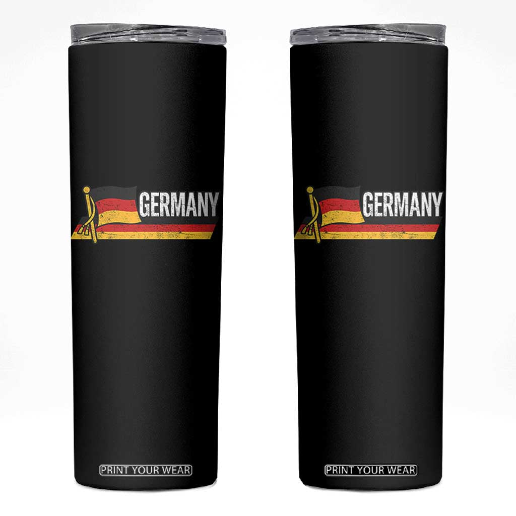German Heritage Pride Germany Flag Skinny Tumbler TS11 Black Print Your Wear